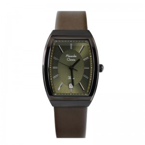 Alexandre Christie AC 2909 Black Green Leather LDLIGGN
